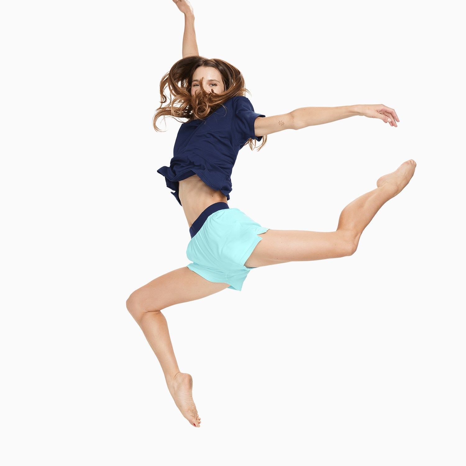 Navy/Mint JamTee