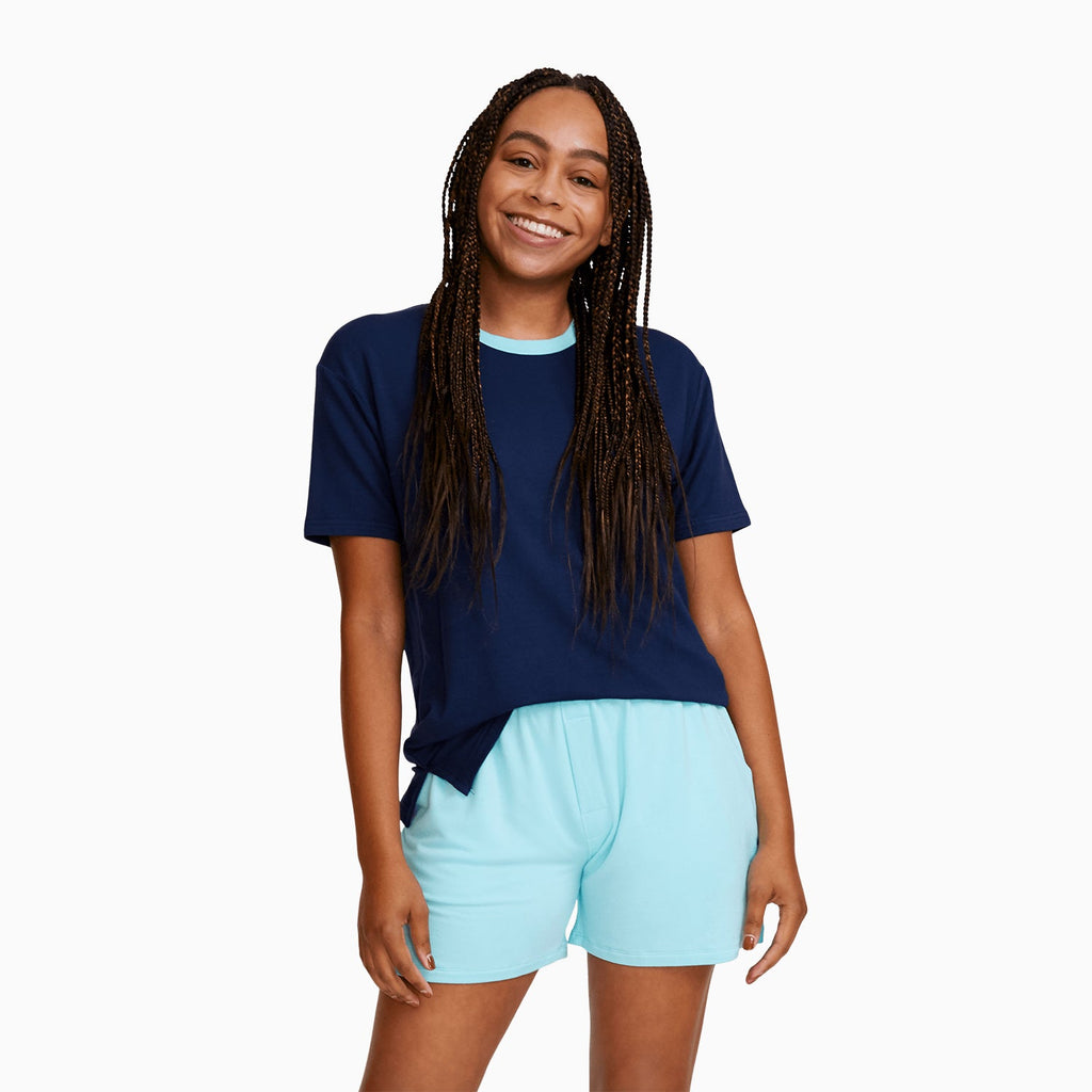 Navy/Mint JamTee