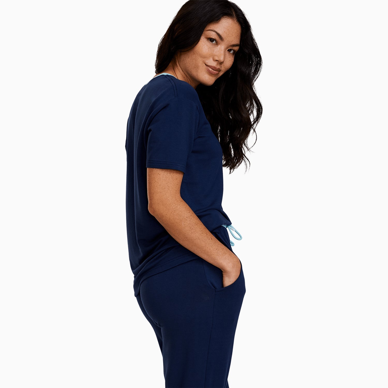 Navy/Mint JamTee