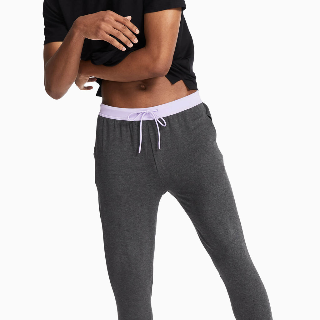 Gray/Lavender Long Jambys